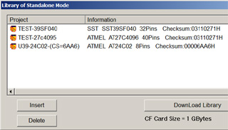 universal programmer CF card